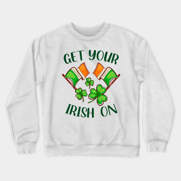 Saint Patrick's Day Crewneck Sweatshirt by RKP'sTees